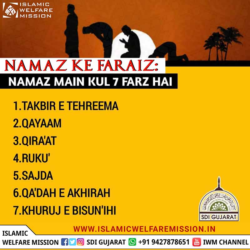 Namaz Ke Faraiz Islamic Welfare Mission
